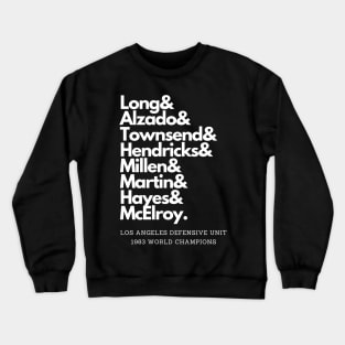 1983 World Champion Los Angeles Defense Crewneck Sweatshirt